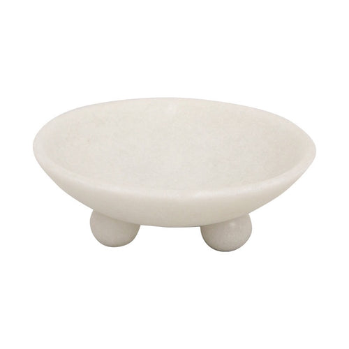 Venice Decorative Bowl | Marble White