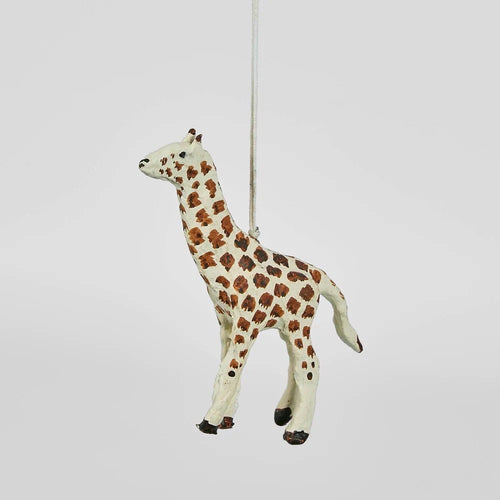 Giraffe Hanging Ornament | Mache | Christmas Collection