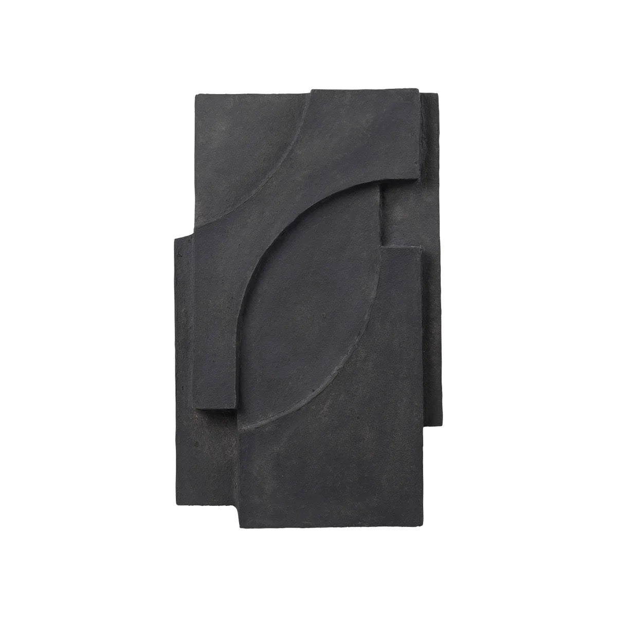 KRISTINA DAM | Serif Relief Paperpulp | Dark Grey