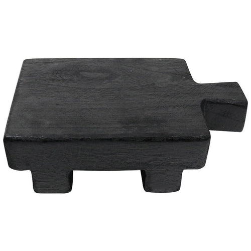 Mini  Wooden Pedestal | Black
