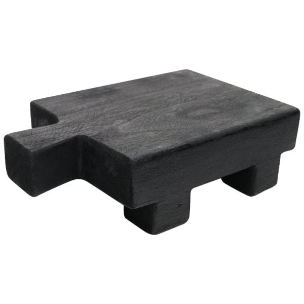Mini  Wooden Pedestal | Black