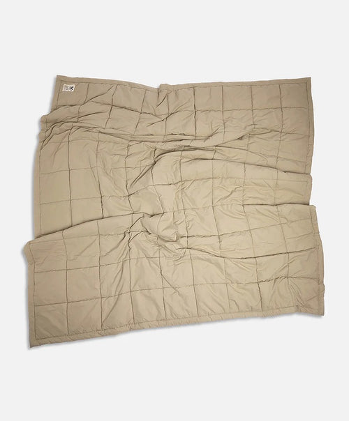 Pony Rider Organic Cabin Quilt | Light Safari | Full Queen