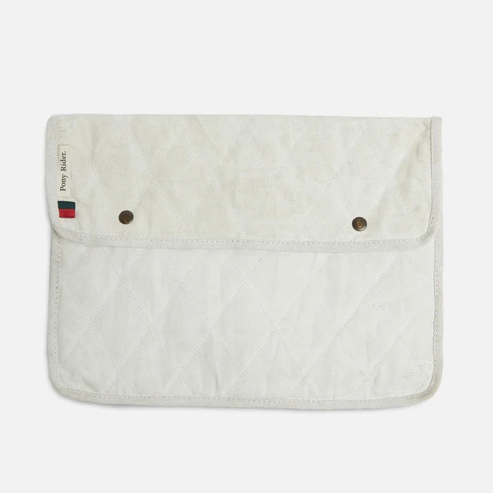 Pony Rider Laptop Cover | Natural Upcycled Canvas