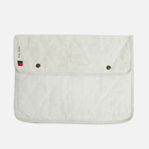 Pony Rider Laptop Cover | Natural Upcycled Canvas