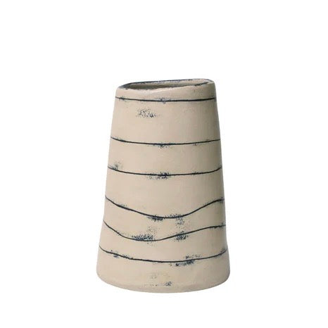 Iris Slab Vase | Horizontally Stripe