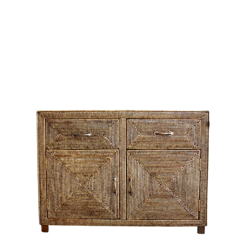 Rattan Collonial Sideboard