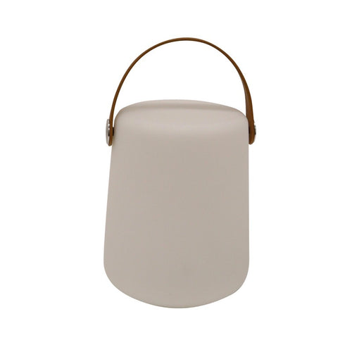 Rhode Rechargeable Lantern | White + Tan | Medium