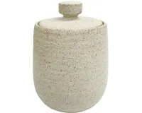 Zen Ceramic Canister | Sandy Beige 29cm