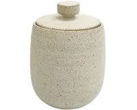 Zen Ceramic Canister | Sandy Beige