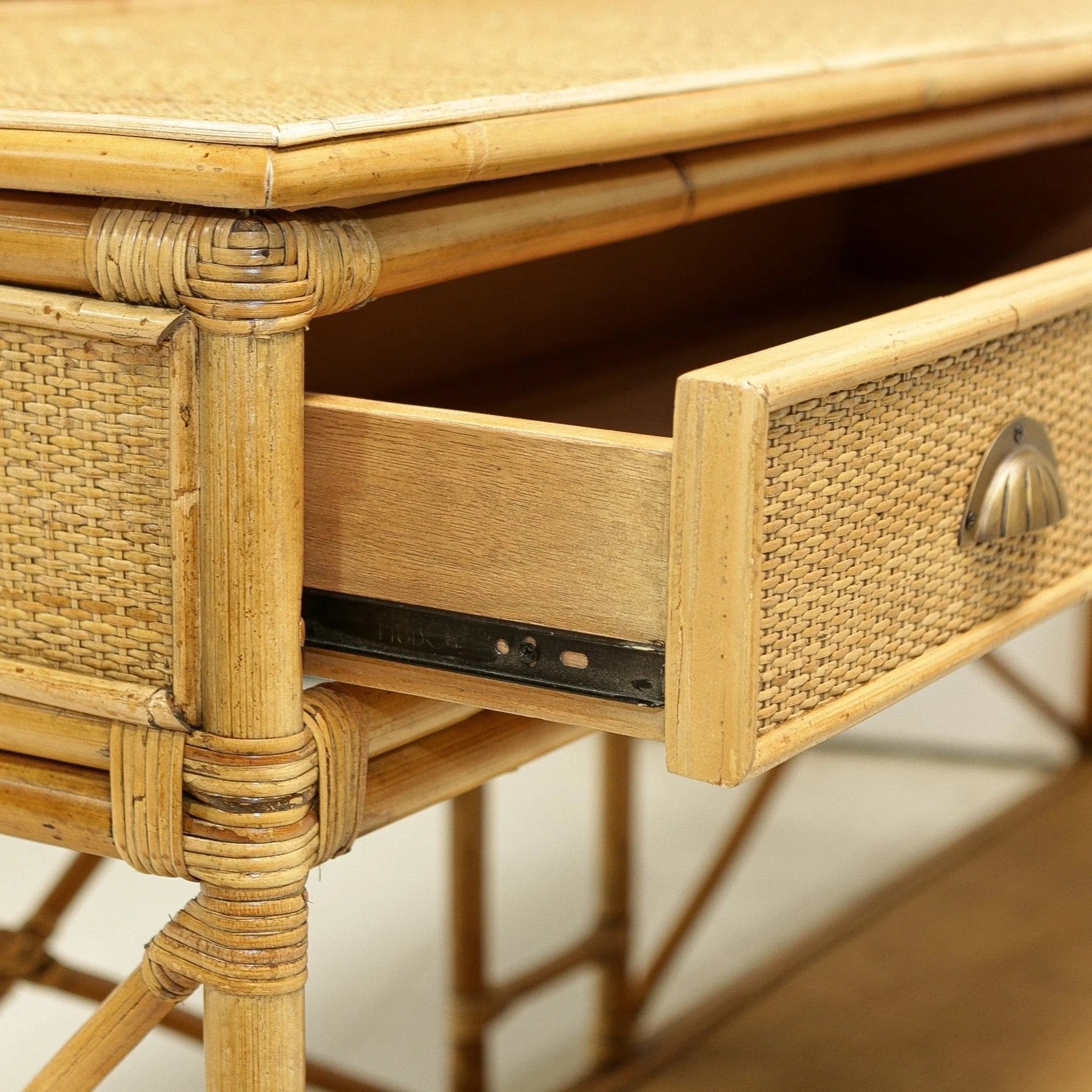 Rattan Console | Two Drawer