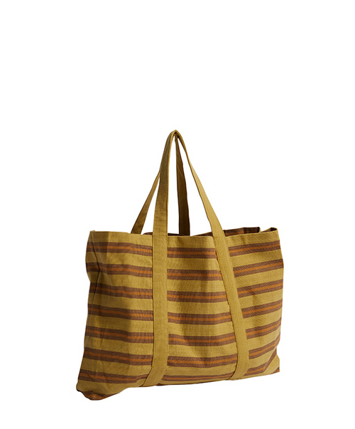 Pony Rider Safari Stripe Sack Bag - Golden Tan