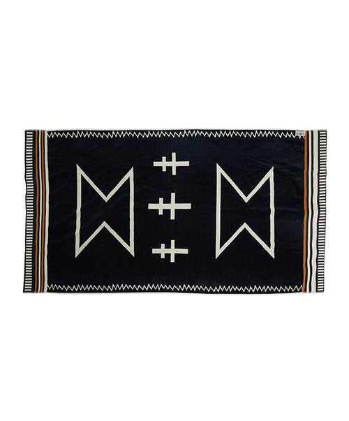 Pony Rider Haymaker Beach Towel - Blk Forest-Parchmont-Bronze
