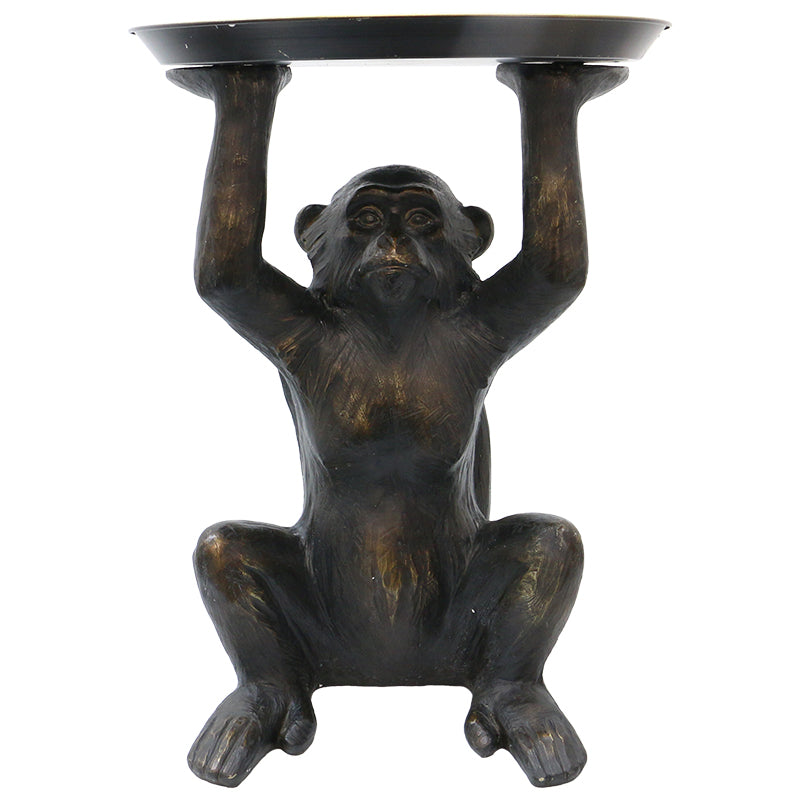 Monkey Pedestal Side Table
