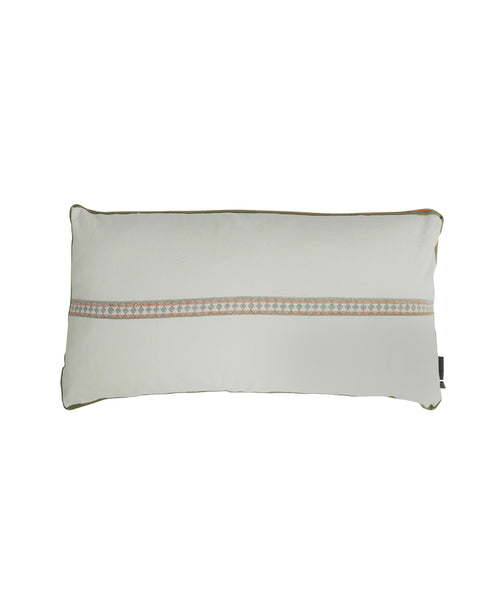 Pony Rider Modern Siesta sack Cushion Cover - Nat w/Khaki/Tangerine 90*45