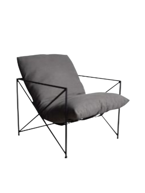 Club Chair -  Charcoal