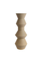 Triple Angle Ceramic Vase - Sand