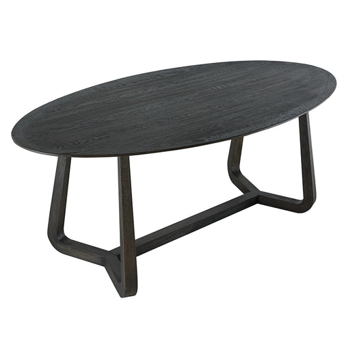 Devogue Dining Table - Black Oak