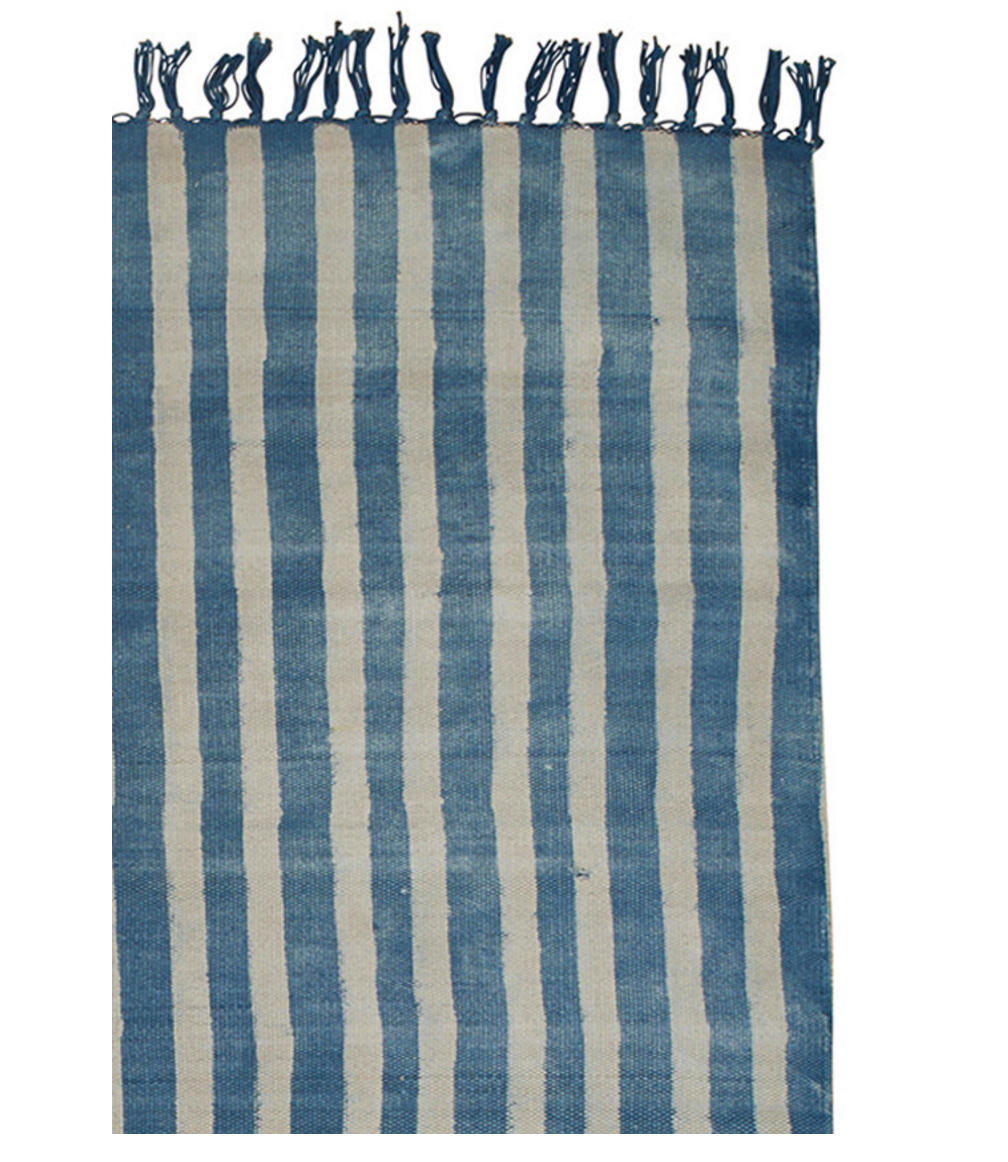 Langdon Stripe Rug 125 x 180 - Indigo Stripe