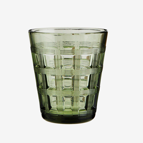 Madam Stoltz Drinking Glass - Green