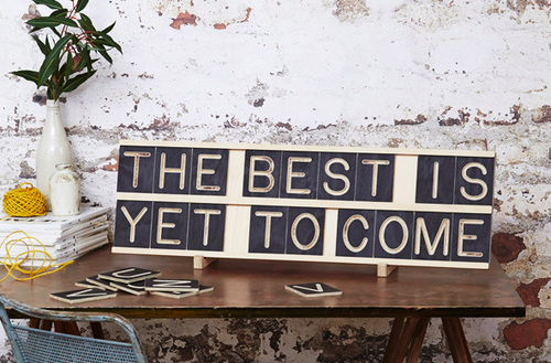 One Two Tree - Message Board 10x2