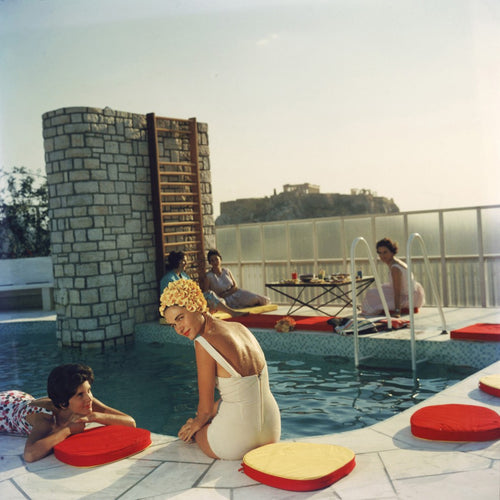 Slim Aarons Penthouse Pool
