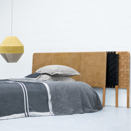Edt & Co Leather Headboard - Flat Tan